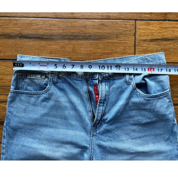 Lucky Brand High Rise Wide Leg Jeans Light Wash Denim Size 12/31 31 Inseam - Picture 6 of 9